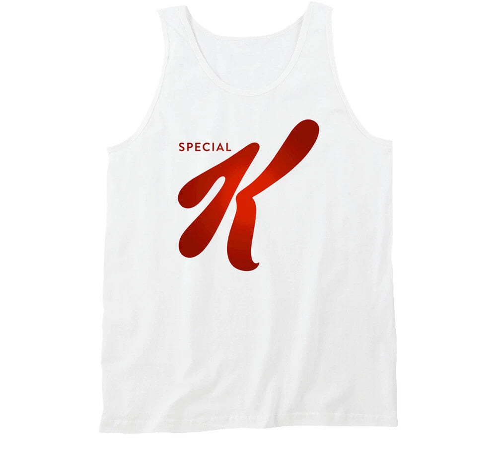 Special K Logo Greatest Cereal Of All Time Breakfast Fan Foodie Tanktop