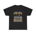 Cool Papa Rides Motorcycles Graphic T Shirt Unisex Heavy Cotton Tee