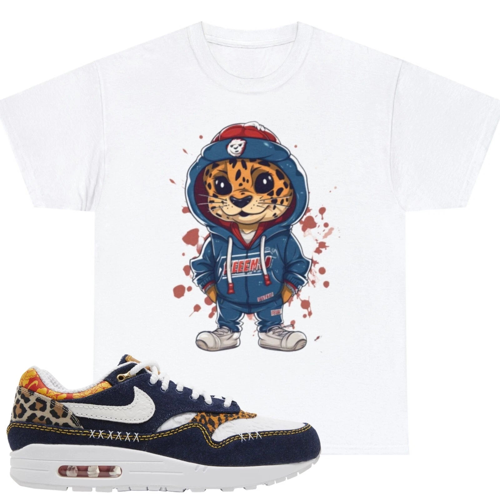 Shirt To Match Air Max 1 Leopard Unisex Tee | Sneaker Tee | Shirt For Air Max