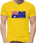 Australia Grunge Flag - T-Shirt - Australian Flags Canberra ML