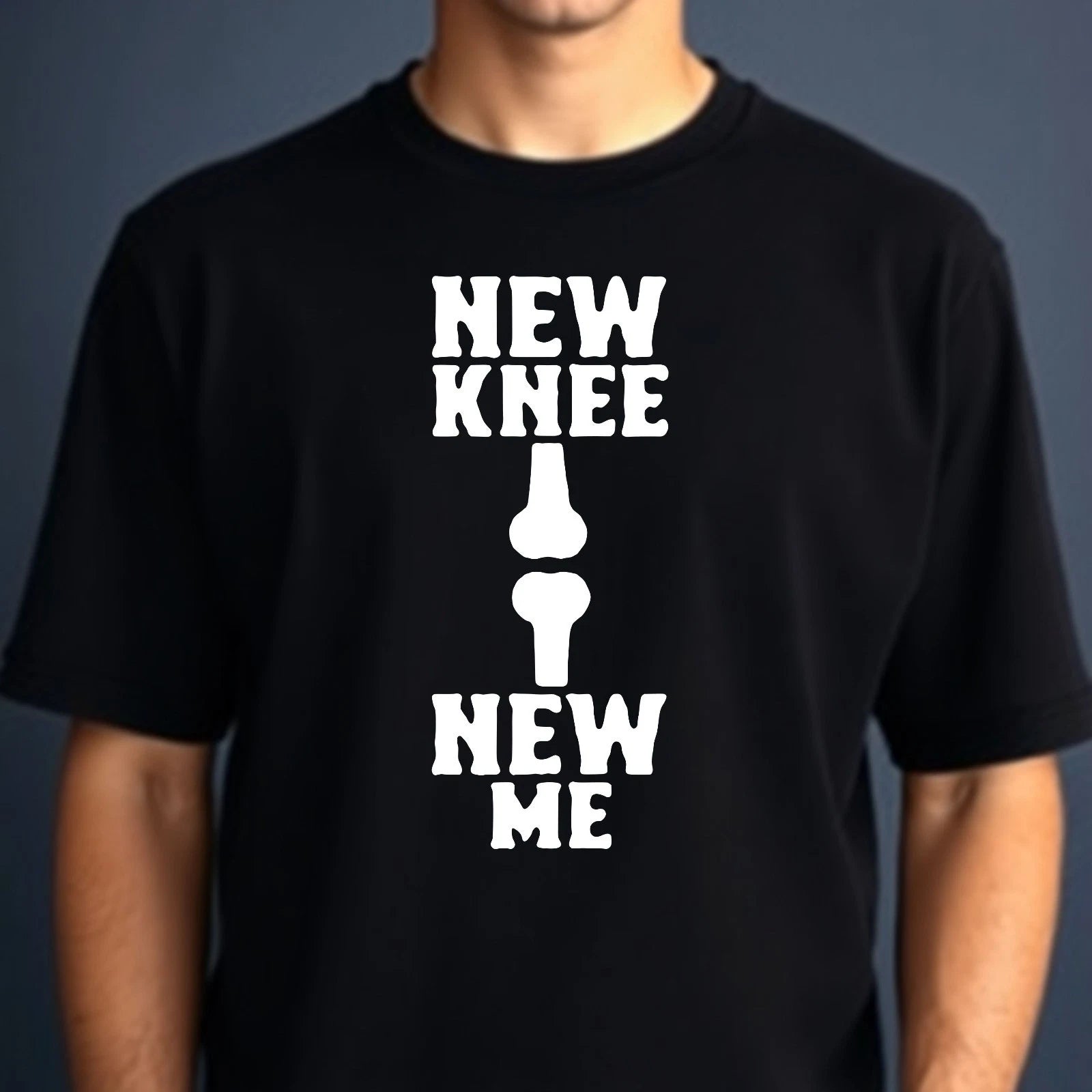 New Knee New Me T-shirt Funny Surgery Bone Replacement Latest Men's Unisex Tee