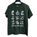 Creative Empire Mushroom T-Shirt Forest Green Keep An Open Mind Size M