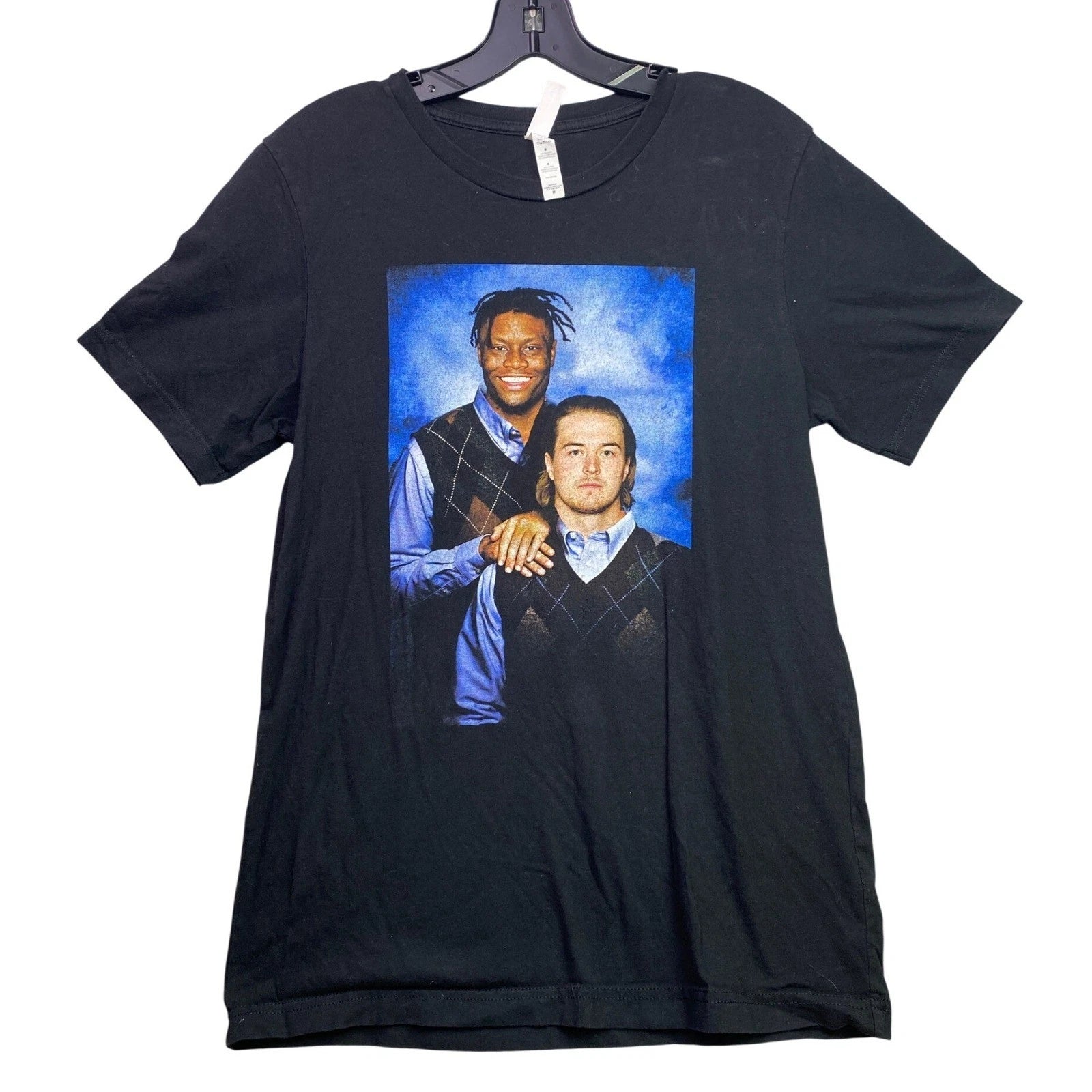 Awkward Photo Shirt Mens Medium Funny AOP Meme Parody Everyday Streetwear