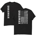 Duramax Shirt, Mens Diesel Truck Shirt, Chevy GMC T-Shirt American Flag Design