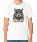 Cute Rat Portrait T-Shirt Funny Rodent Animal Graphic Unisex Tee