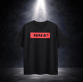 MMA Stencil Logo Shirt, Minimalist Combat Sports Tee, Red Box Fighter T-Shirt