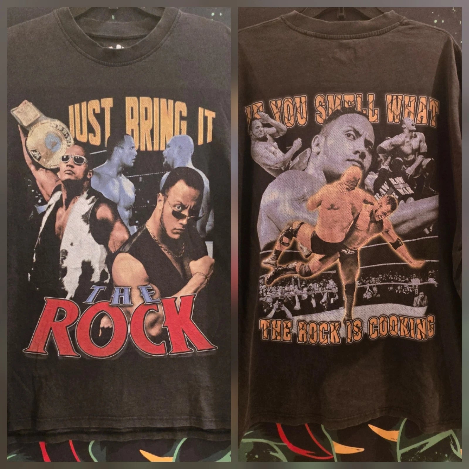 THE ROCK Play Nice Studio Street Wear Shirt Size 2XL Fits like 3XL OVERSIZED AOP