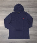 Polo Ralph Lauren Hooded Long Sleeve Cotton T Shirt Blue Men’s Big Tall 3XB