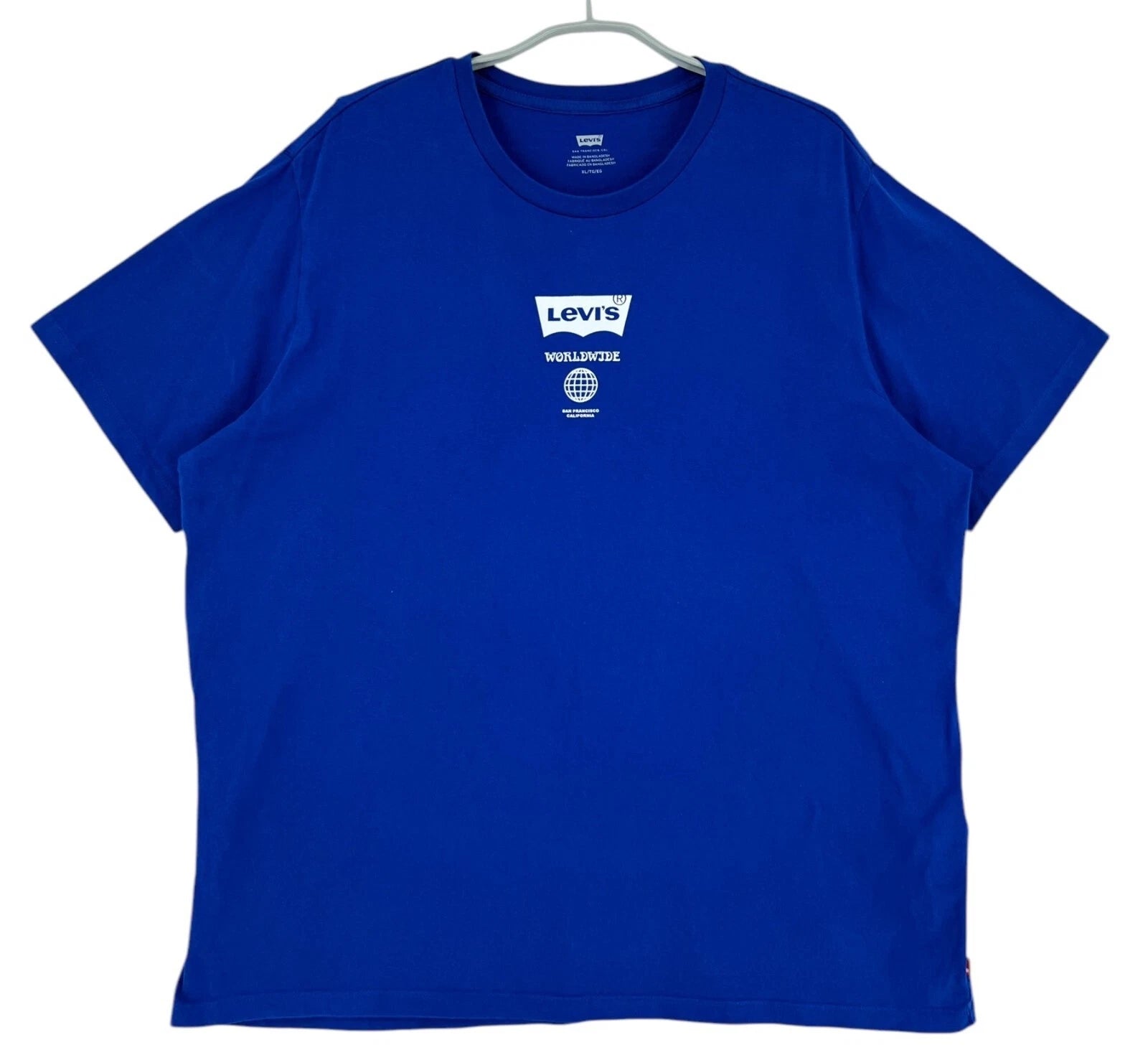 LEVI'S STRAUSS & CO Round Neck Blue T-Shirt Men Size XL