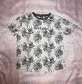 WXYZ Los Angeles Tropical Leaves Men's Large Cotton Tshirt Beach Surf Y2K Skater