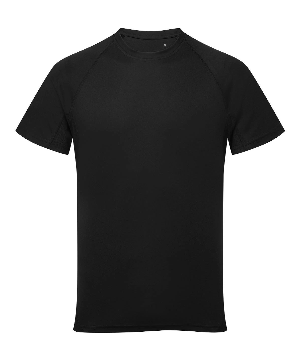 TR011 TriDri Performance T Shirt Cool Quick Dry Wicking Sports Top Black Medium