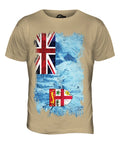 FIJI GRUNGE FLAG MENS T SHIRT TEE SHIRT XS S M L XL 2XL 3XL 4XL 5XL