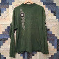 * Vintage Magic 8 Ball Win INC Paintball Products T Shirt Size XL Green Grunge