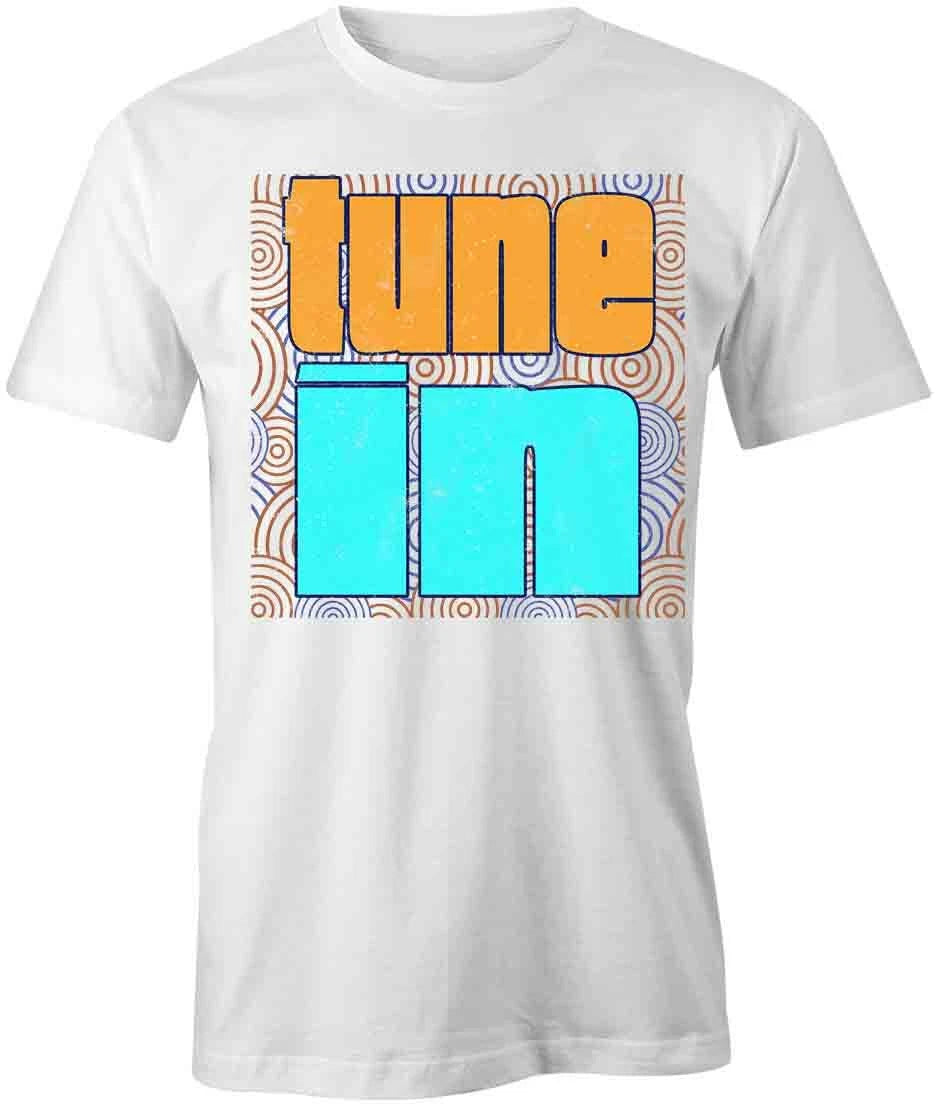 Tune In Tee Short-Sleeved Cotton CLOTHING FASHION TRENDY S1WCA785