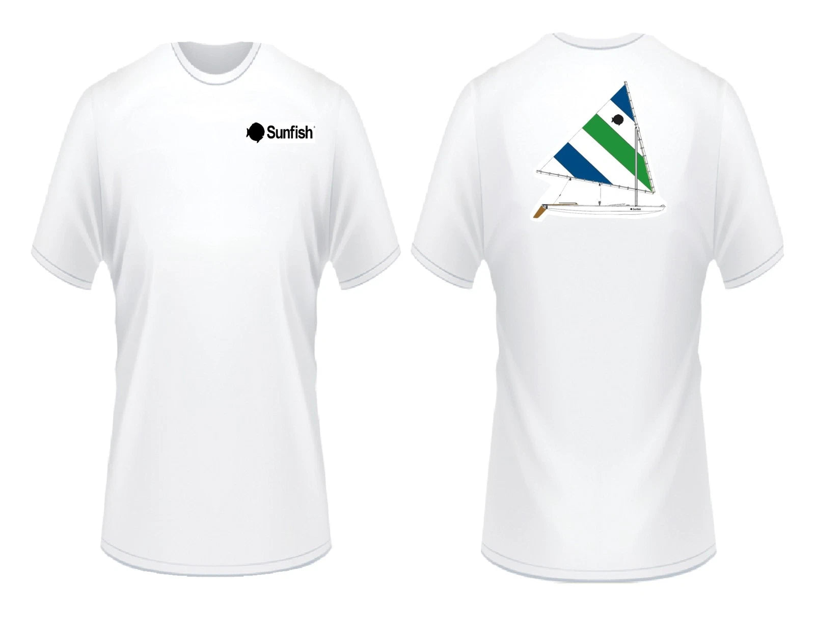 Sunfish Sailboat Mackinaw T-Shirt