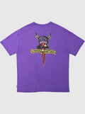 Quiksilver Boogieman Mens short sleeve T-Shirt BPassion Flower (Purple)  L NWT
