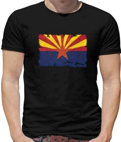 Arizona Grunge Flag Mens T-Shirt - Phoenix - Usa - Country - Flags - State