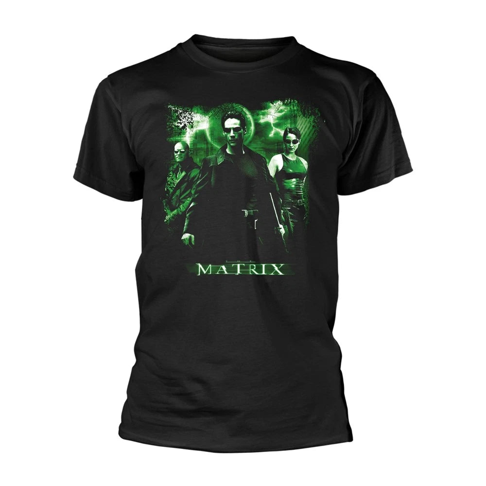 The Matrix Green Art Grunge Official Men's Unisex T-Shirt