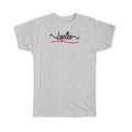 Gift T-Shirt : Lesotho Flag Colors Travel Expat Country Minimalist