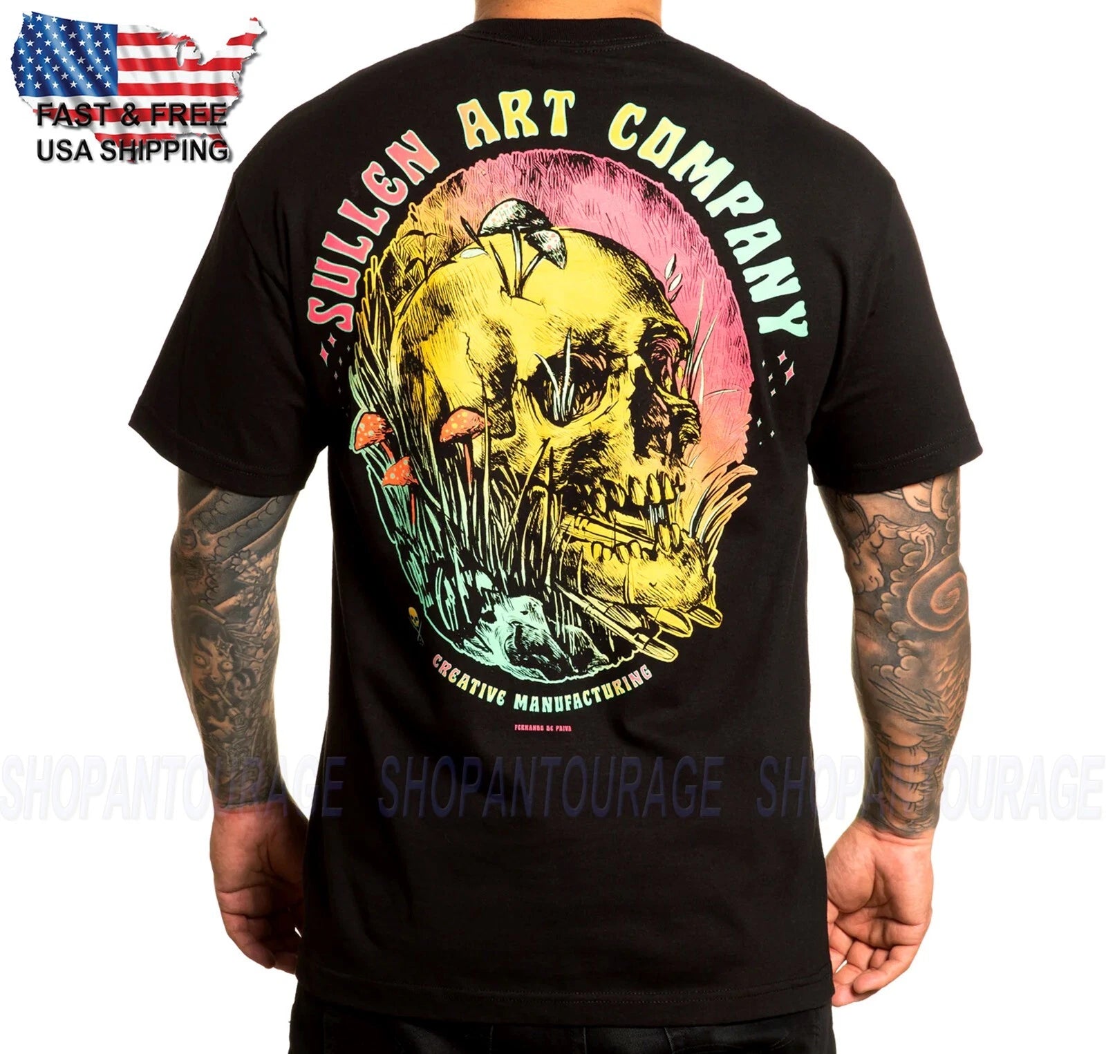 Sullen Art Collective Creative Mindset SCM5040 New Short Sleeve Men`s T-shirt