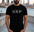"Powered by XRP" Ripple Crypto Currency Bitcoin Black Unisex T-Shirt Size S-2XL