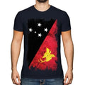 Papua New Guinea Grunge Flag Mens Papua Niugini Papua Guinean T-Shirt