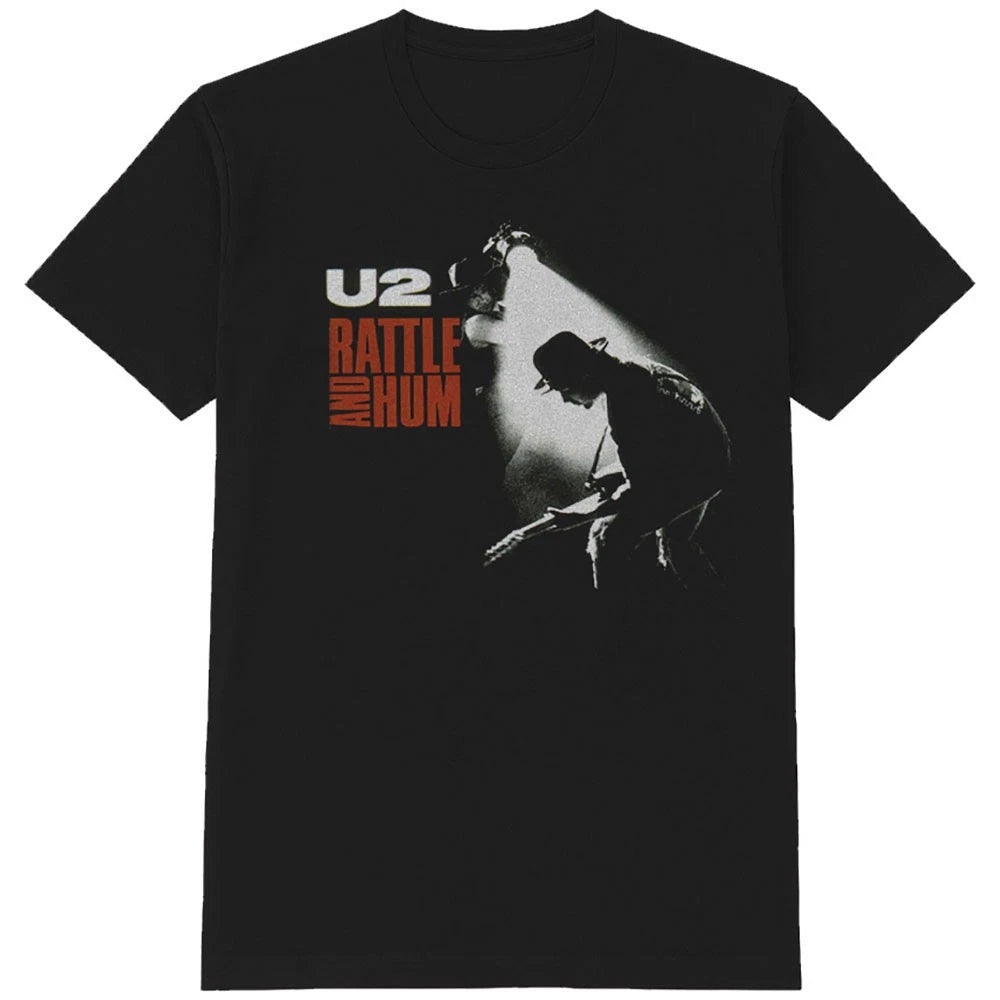 U2 Rattle and Hum The Edge Bono Official Mens T-Shirt