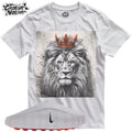 Shirt To Match Mind 001 Slide Light Smoke Grey Unisex Tee Lion Shirt