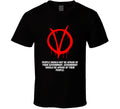 V For Vendetta Symbol People Should Not Be Afraid Of Their Government Favorite M