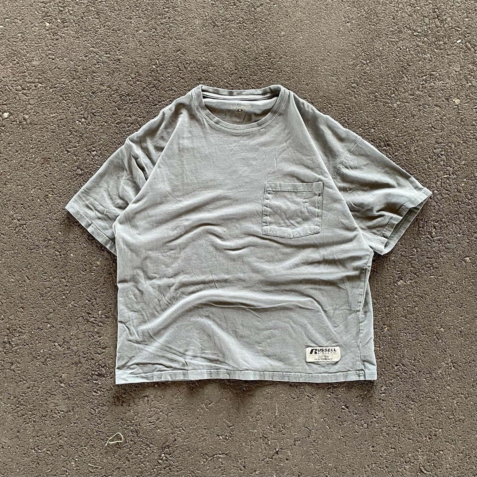 Russell Athletic Light Green Essential T-Shirt Size Medium Minimalist Basics