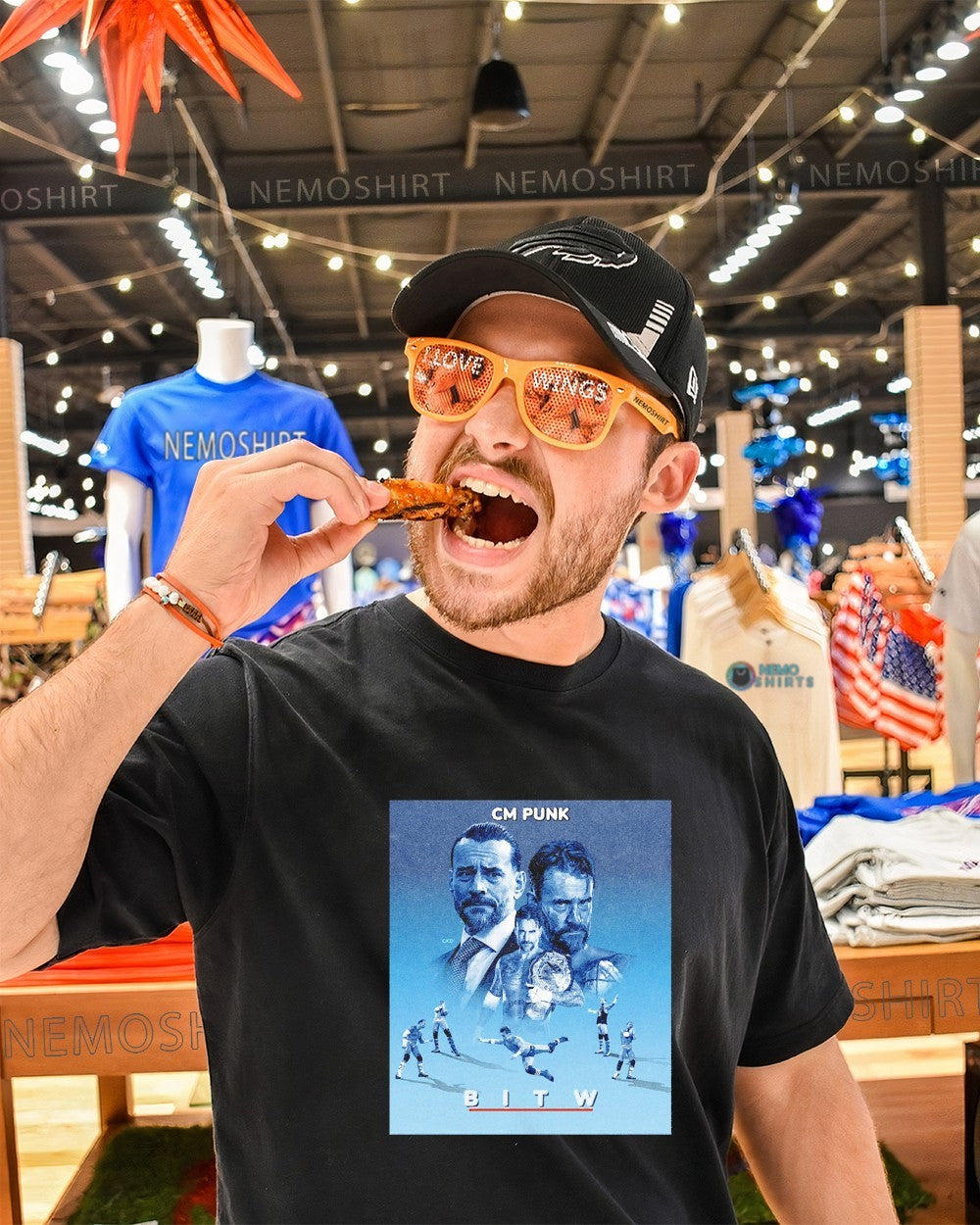 CM Punk BITW graphic shirt