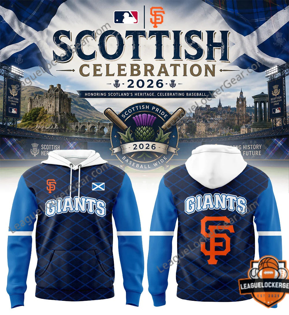 San Francisco Giants Scottish Celebration 2026 Hoodie