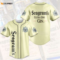 Seagram's Extra Dry Gin Baseball Jersey - lylyprint.com