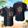 Sol Taino Puerto Rico Symbol Baseball Jersey - Aopprinter