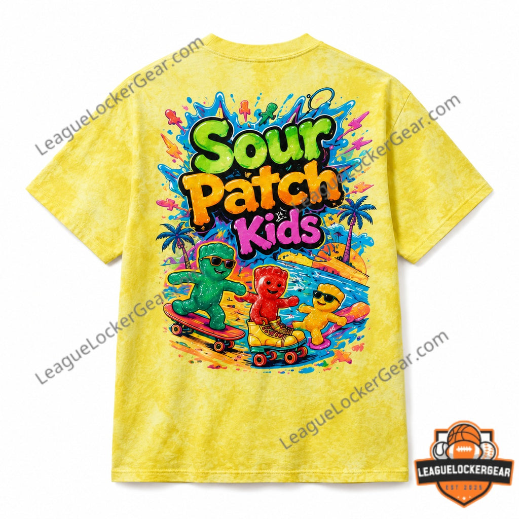 Sour Patch Kids Summer Beach Skateboarding T-Shirt
