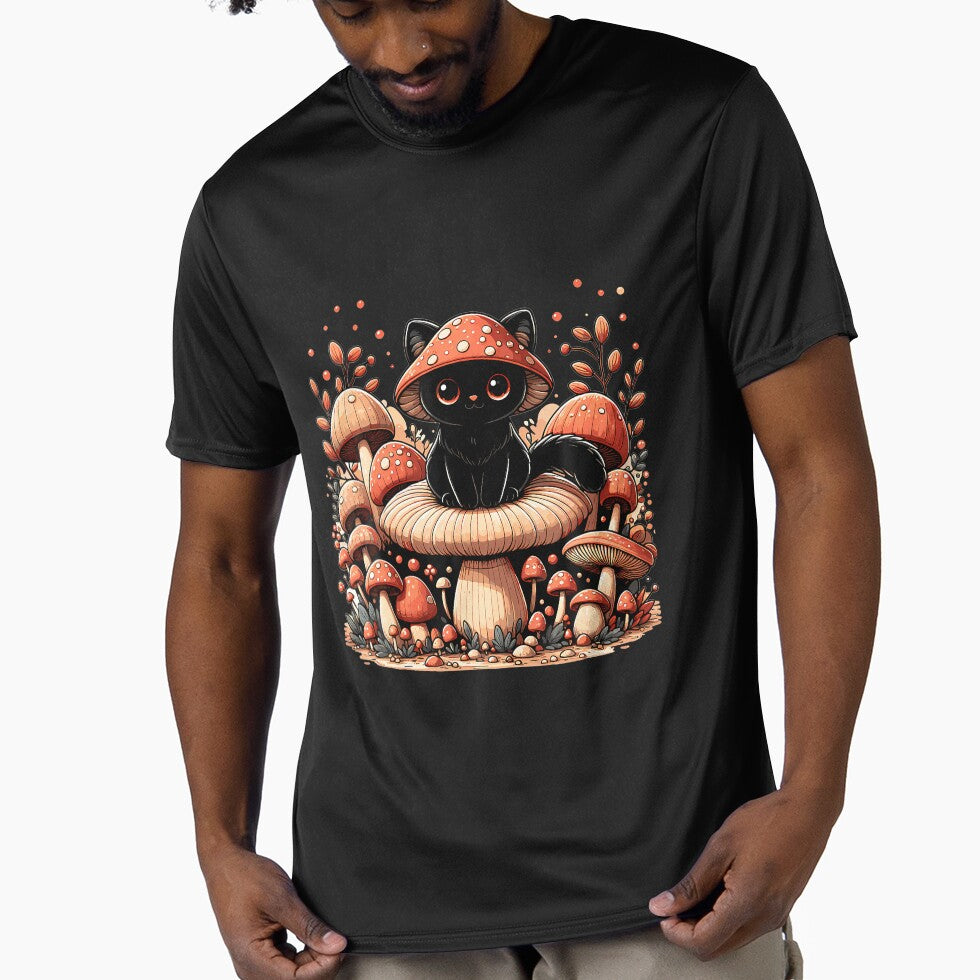 Cottagecore Cat Mushroom Cute by ragillthiague