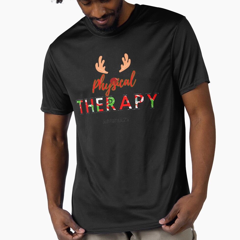 Physical Therapy Assistant shirt, Christmas Theme. Merry Christmas. by Nippitchaya