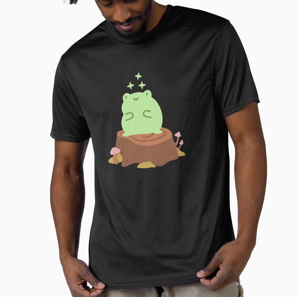 frog on a log by crazylazygirl