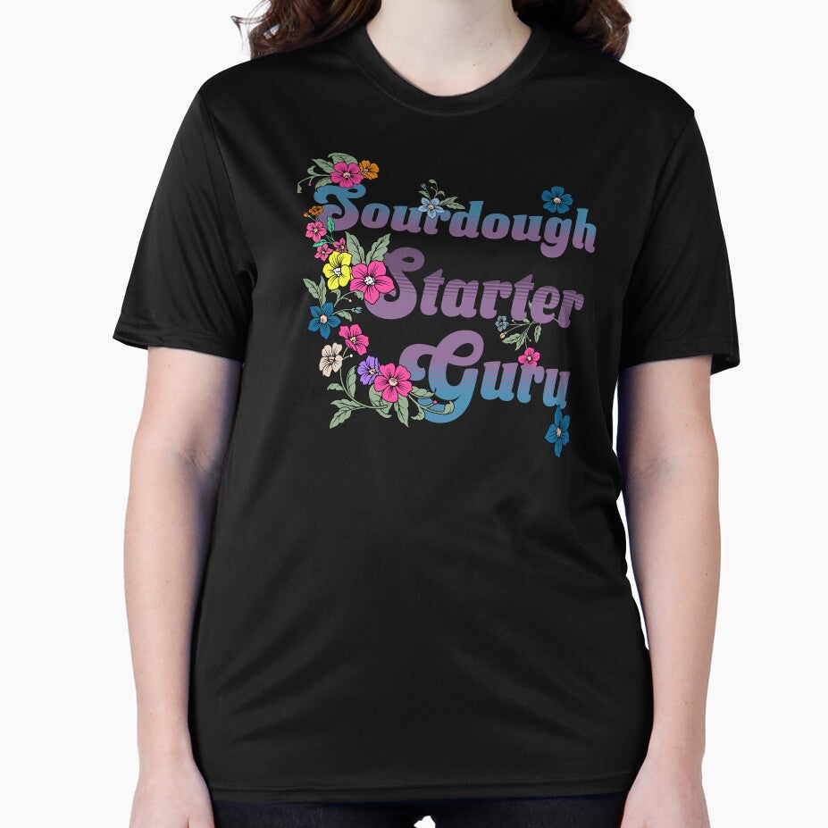 sourdough starter guru- Floral Retro Baking Design by TSOL5