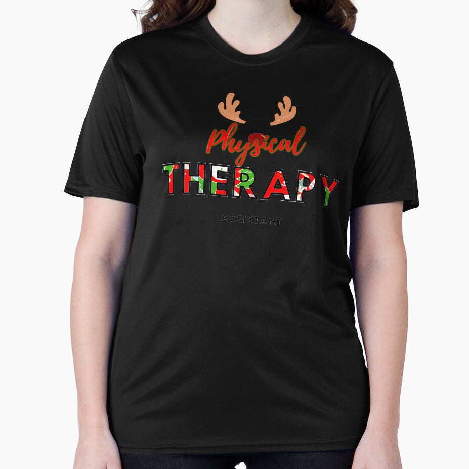 Physical Therapy Assistant shirt, Christmas Theme. Merry Christmas. by Nippitchaya