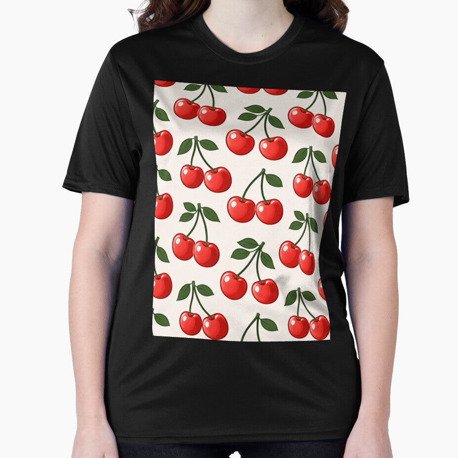 Playful Retro Cherry Pattern by Paninides