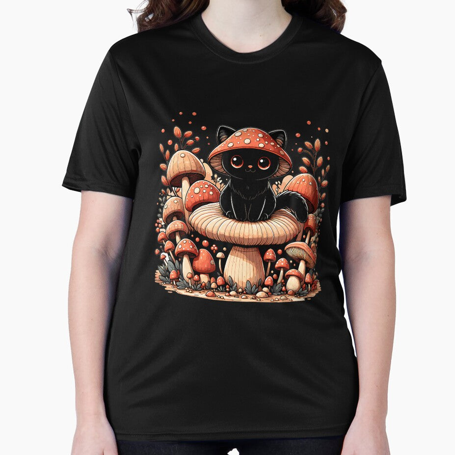 Cottagecore Cat Mushroom Cute by ragillthiague