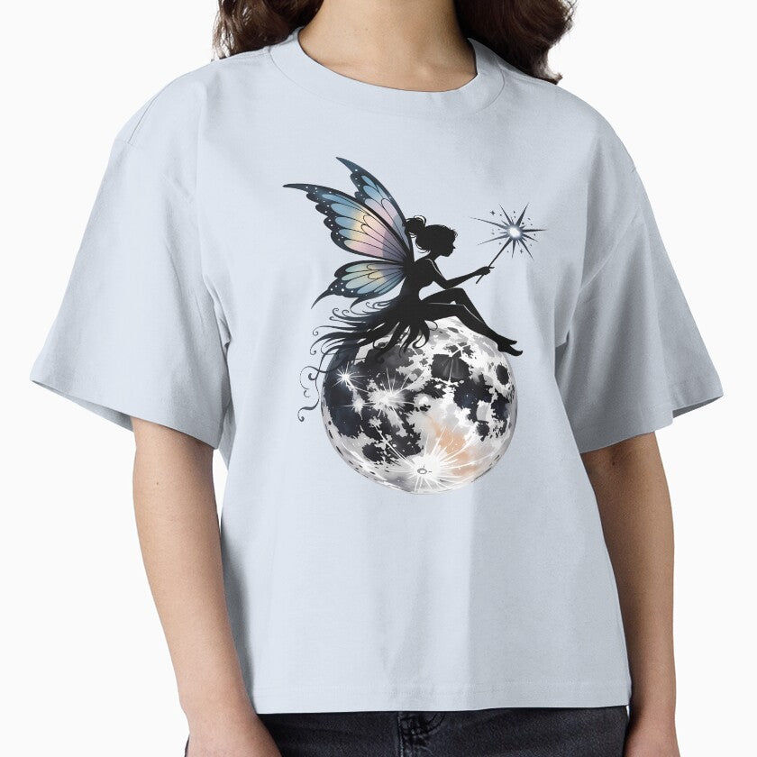 Magical Moon Fairy Silhouette Fantasy by sky11PP