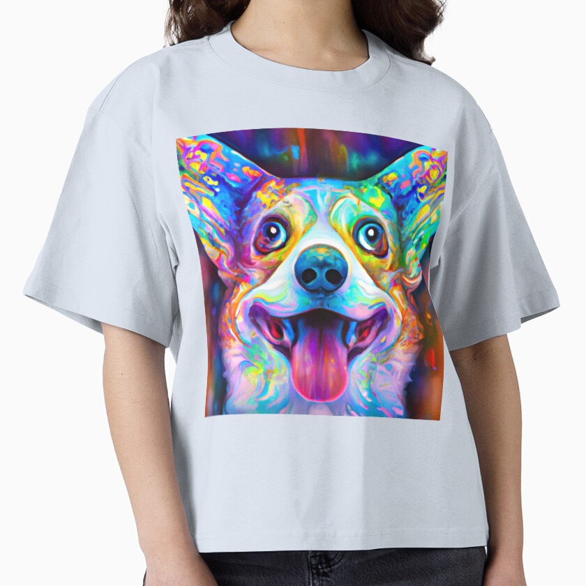 Tribal Corgi Dog Art 1 by DiatomDesigns