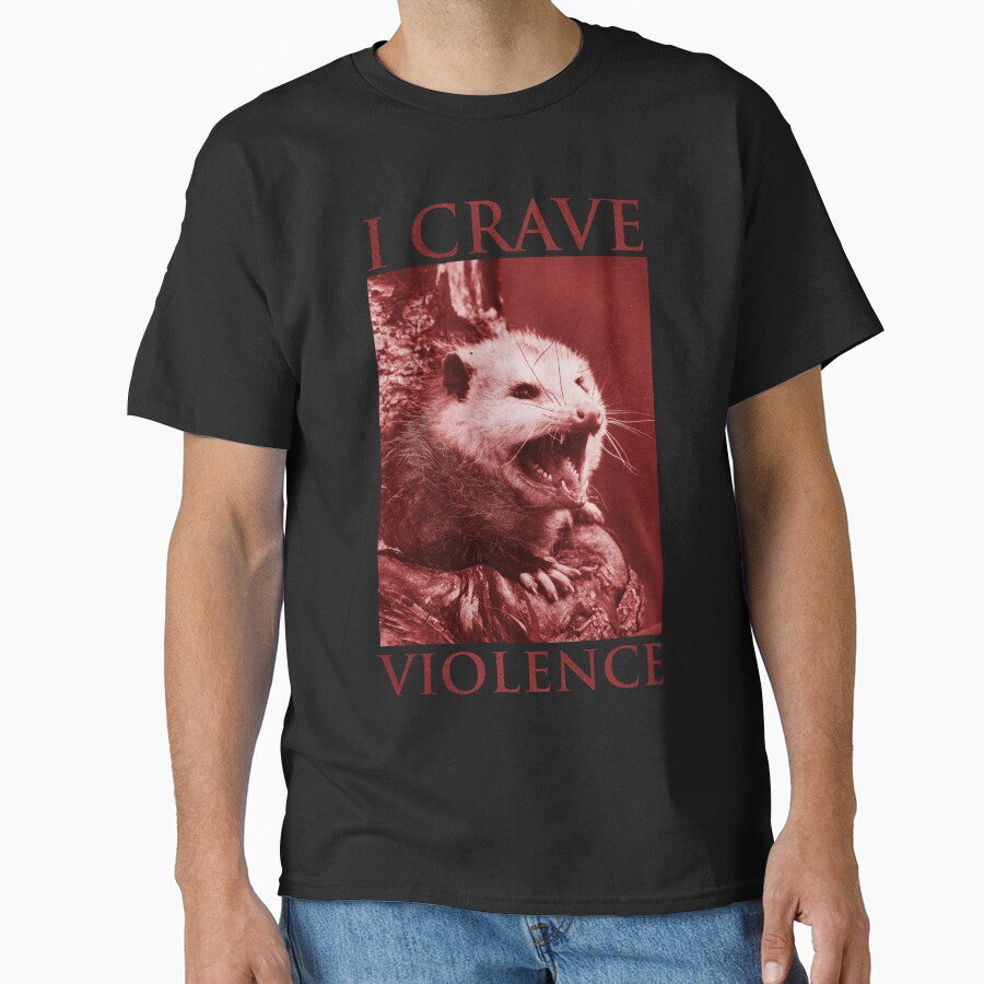 I crave violence possum by BattleGoat