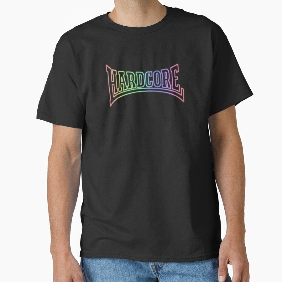 Hardcore - Rainbow Neon Logo by SPAZE-Typo