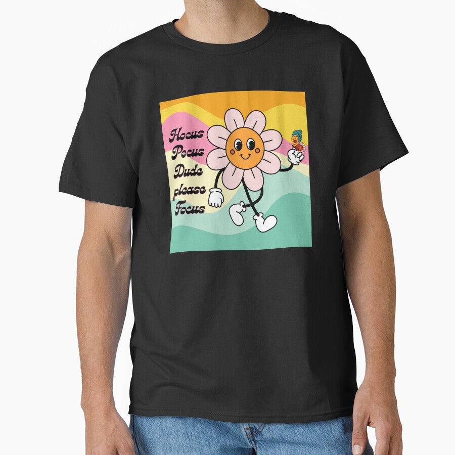 Hocus Pocus Dude Please Focus Groovy ADHD Flower by tellia-kallisto