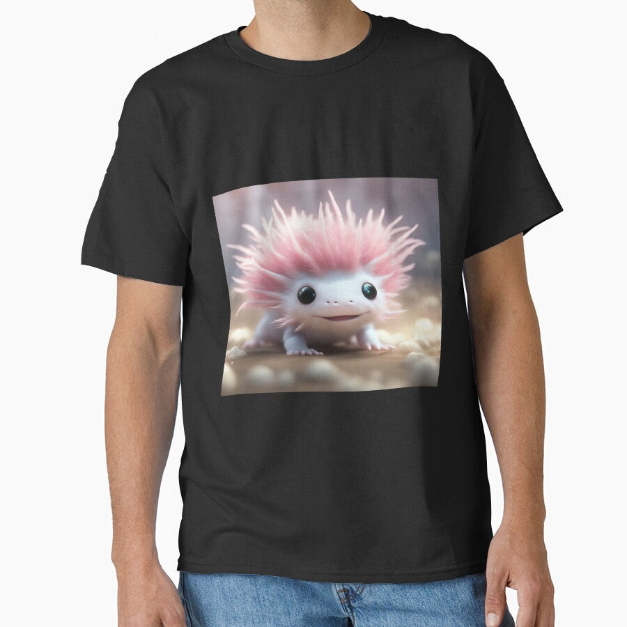 Cute Axolotl (Background 1) by Midnight Veil Designs