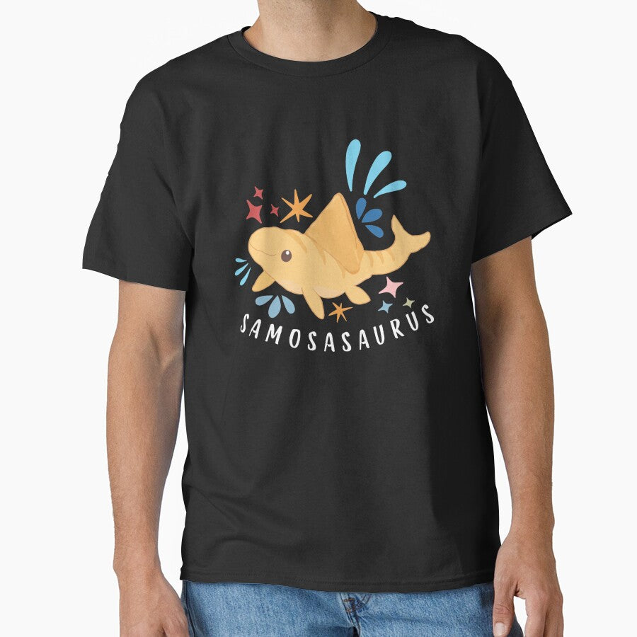 Samosasaurus Cute Mosasaurus Samosa Sea Monster by glowvim