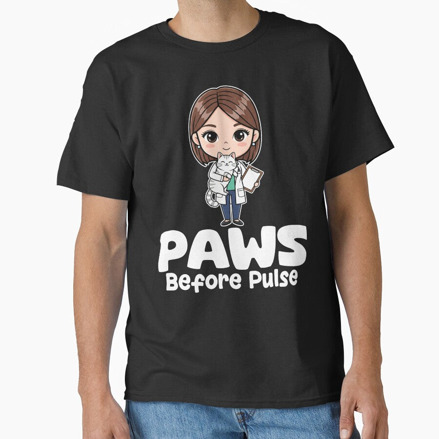 PAWS BEFORE PULSE - VETERINARIAN GIFT by KEF Custom